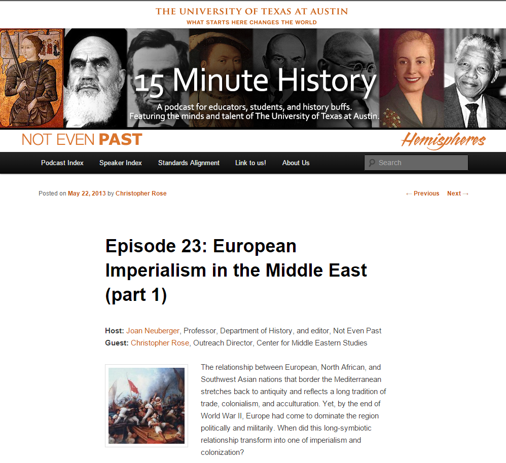15 Minute History: European Imperialism in the Middle East, Part I