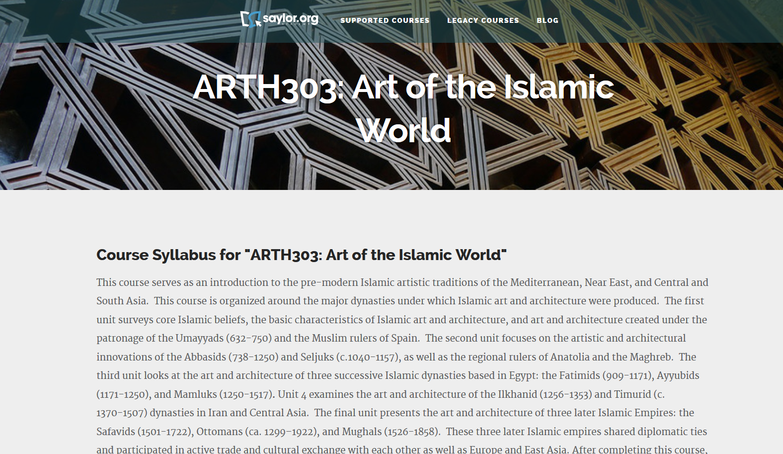 Art of the Islamic World