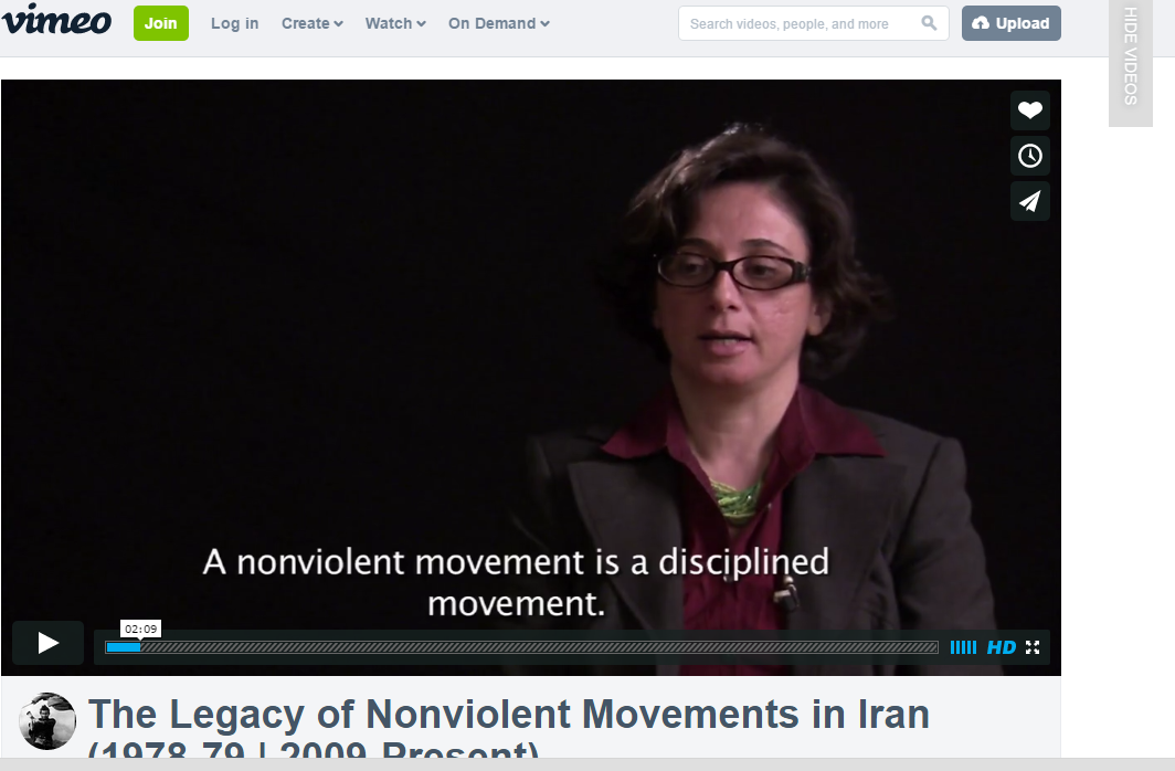 The Legacy of Non-Violent Movements in Iran
