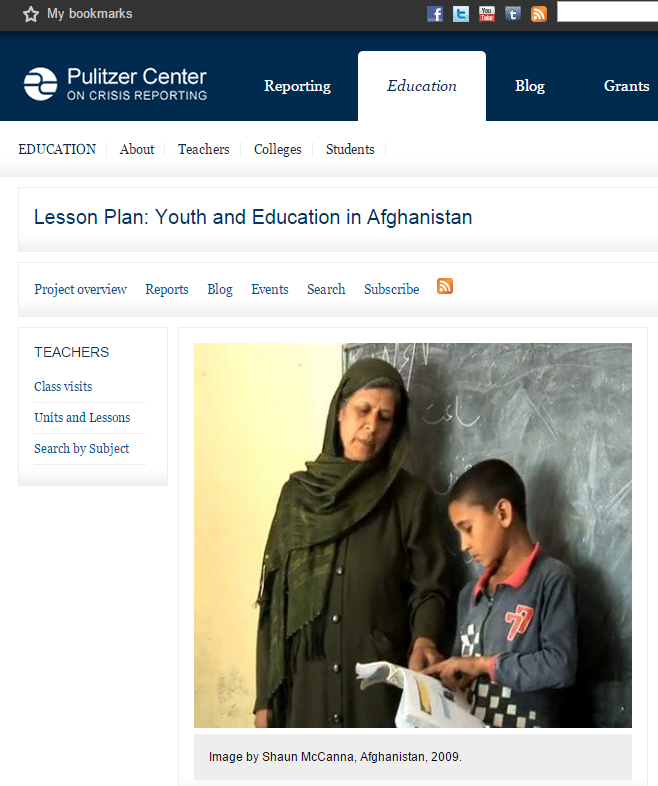 Lesson Plan: Youth and Education in Afghanistan