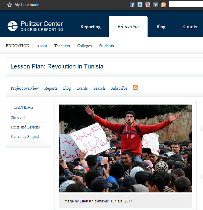 Lesson Plan: Revolution in Tunisia