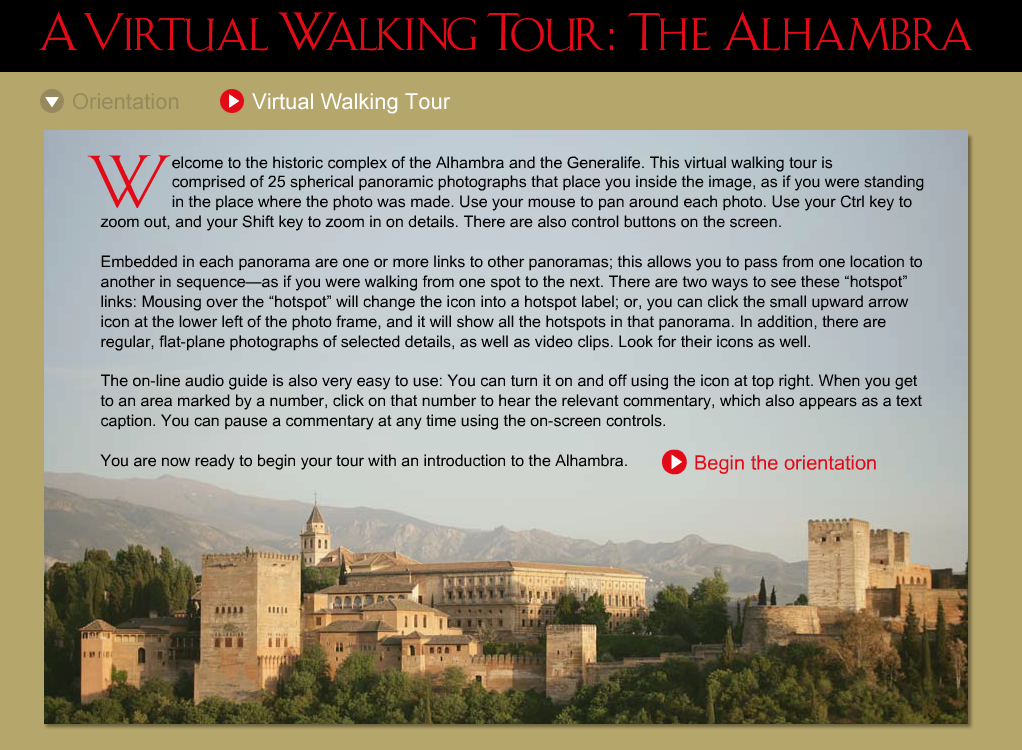 Virtual Walking Tours