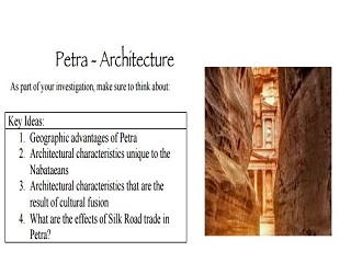 Petra – Trade and Cultural Synthesis
