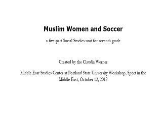 Muslim Women and Soccer