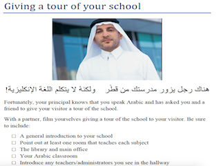 Speaking – Give a Tour of Your School