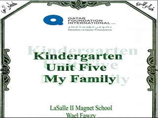 “My Family” Full Unit, Elementary